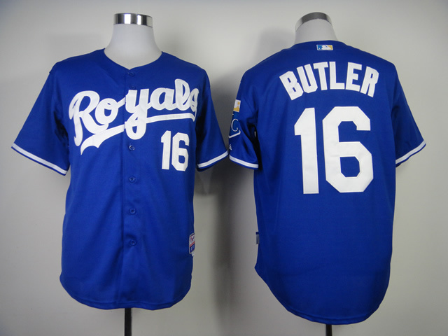 Men Kansas City Royals #16 Butler Blue MLB Jerseys->kansas city royals->MLB Jersey